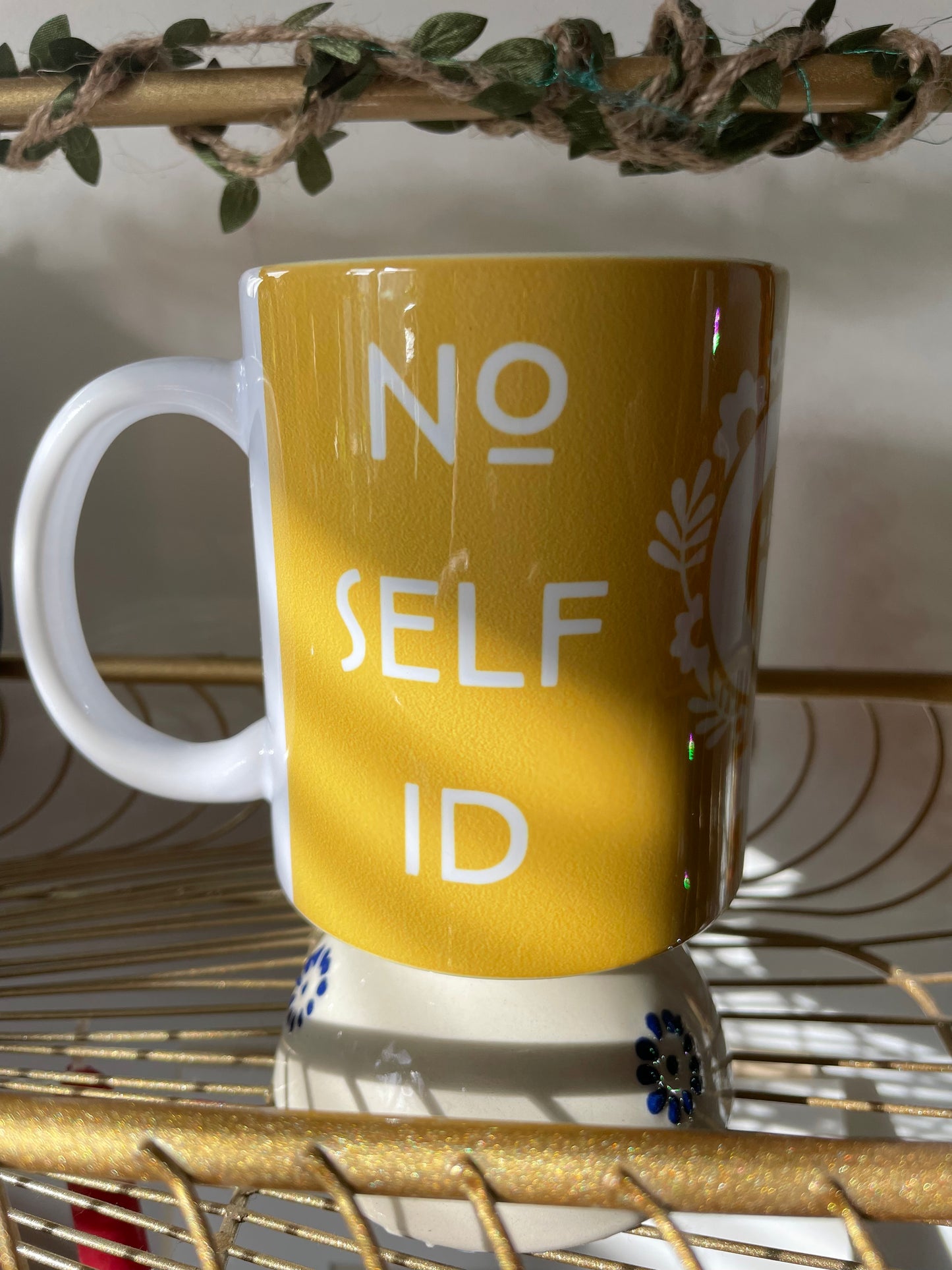 Glossy Mustard Yellow Women's Rights Mug